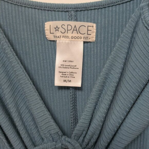 L*Space Teal Naomi Dress - M - Picture 5 of 6